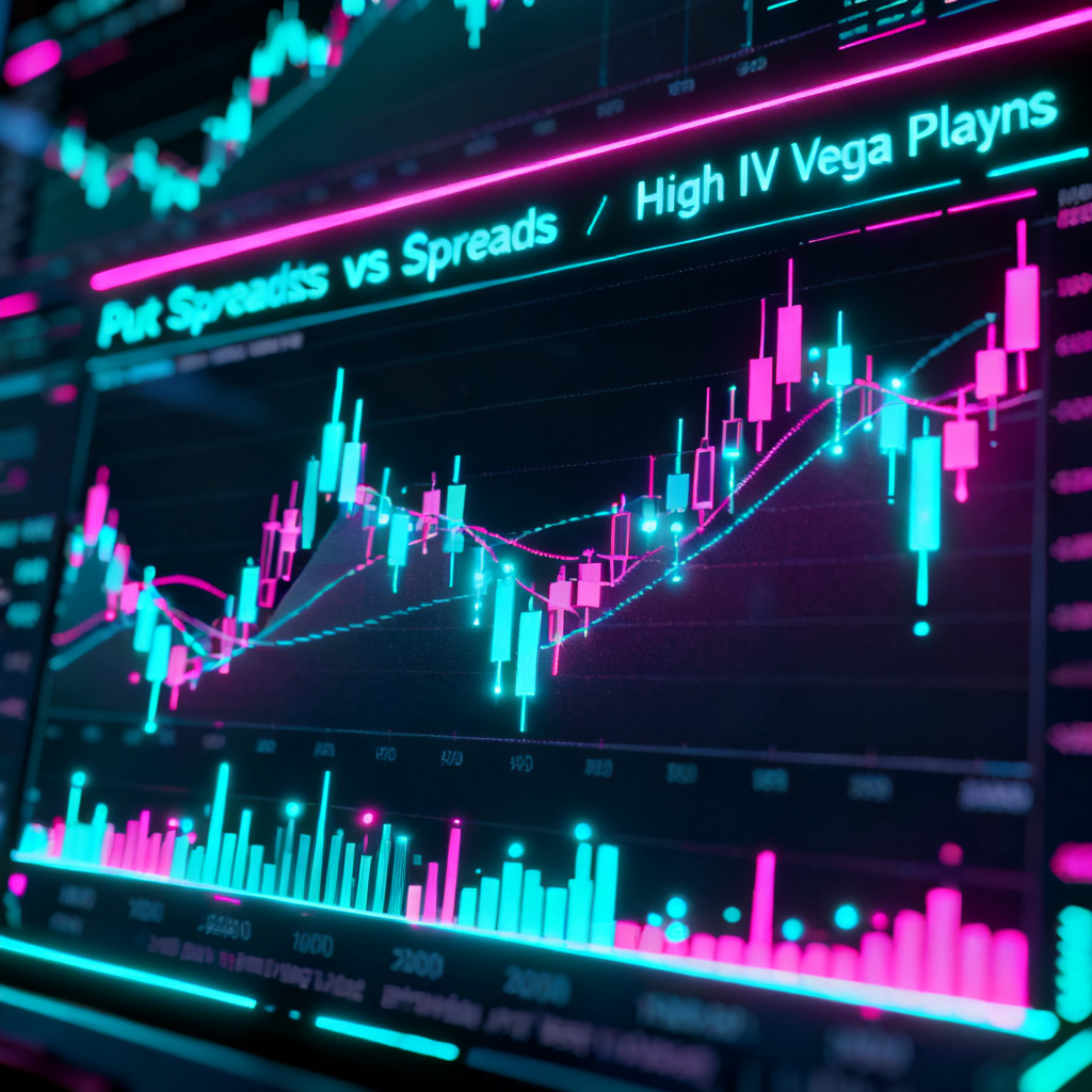 Comparing Put Spreads vs. Debit Spreads for High IV Vega Plays