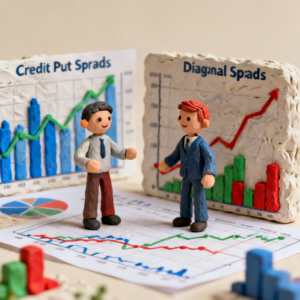 Credit Put Spreads vs. Diagonal Spreads: Taming Range-Bound Stocks