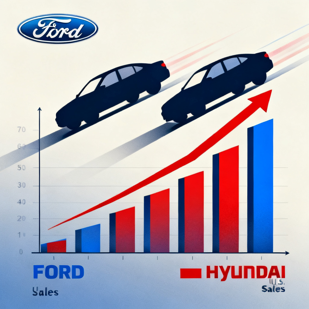 Ford Fends Off Hyundai in Tight U.S. Sales Race