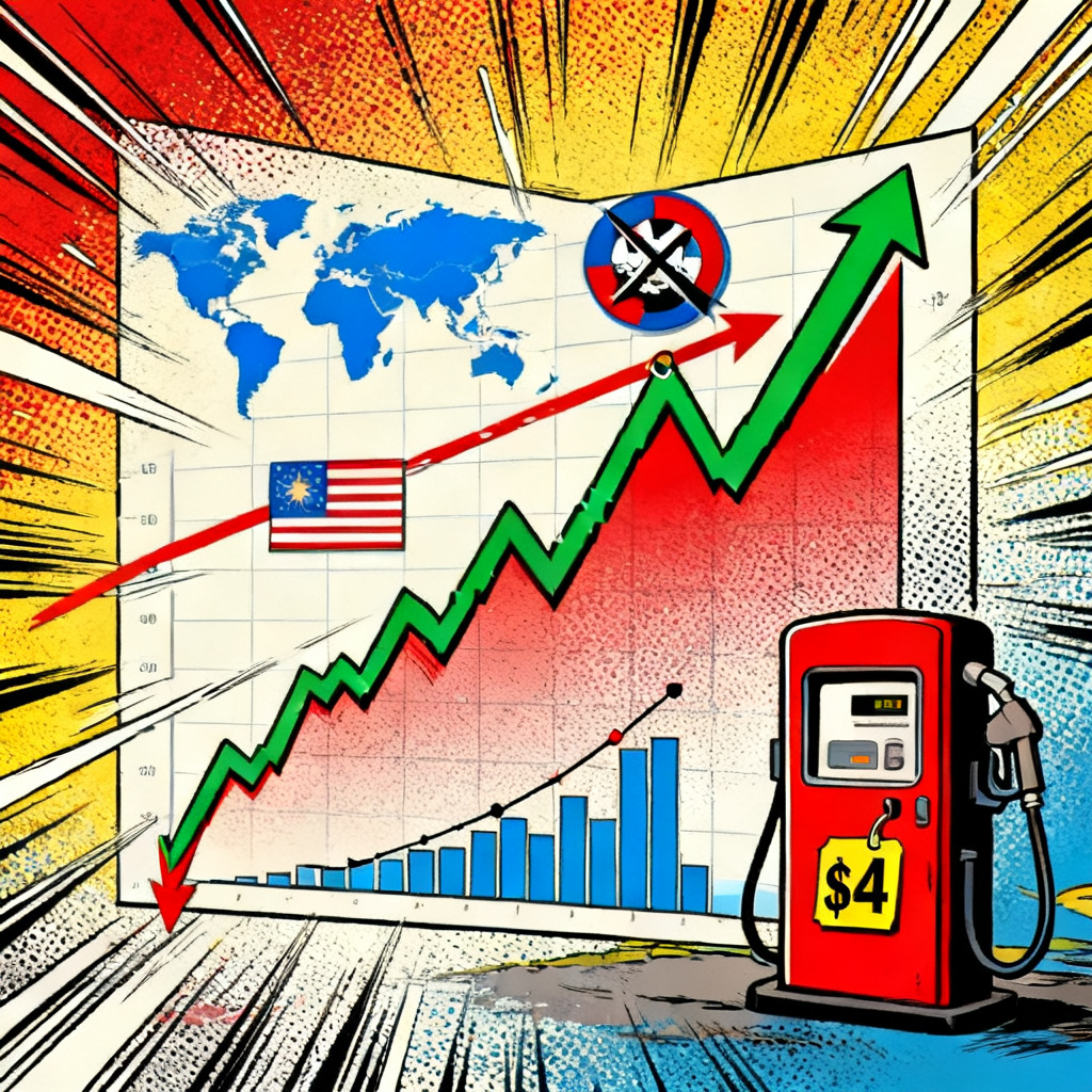 Oil Markets on Edge: Geopolitics Hits Prices, Gas Taps $4