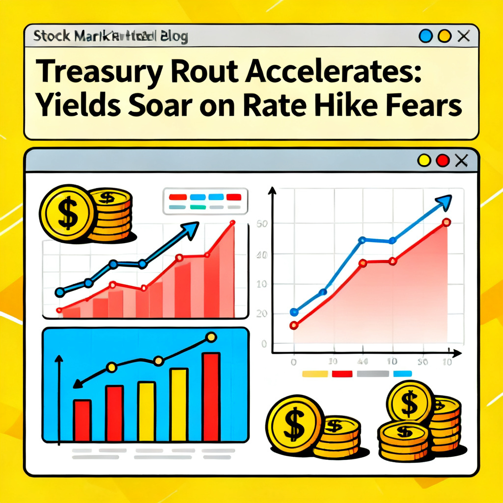 Treasury Rout Accelerates: Yields Soar on Rate Hike Fears